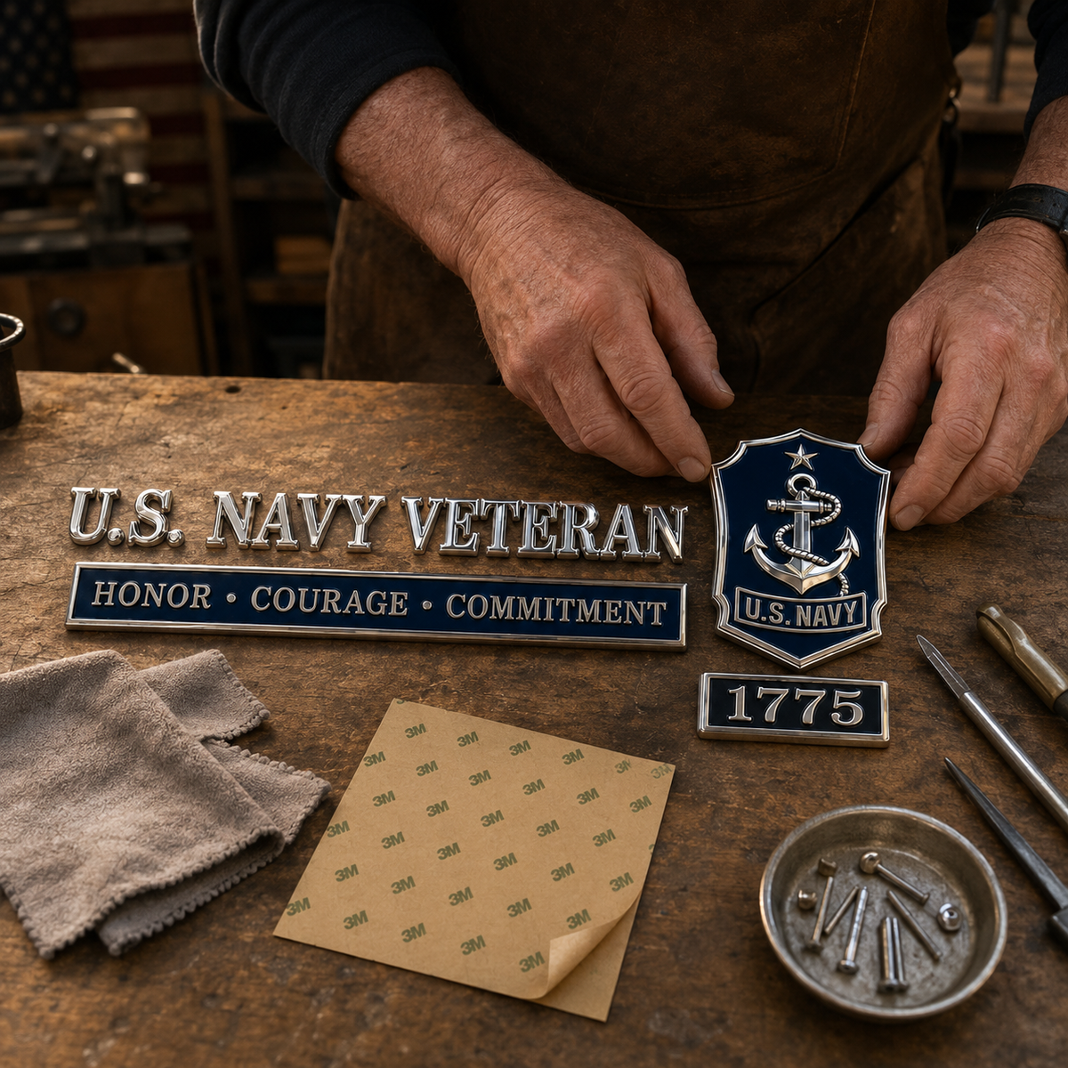๐บ๐ธ Last Day Promo: 49% OFF -๐๏ธU.S. Military Veteran Car Emblem Metal Badge Collection