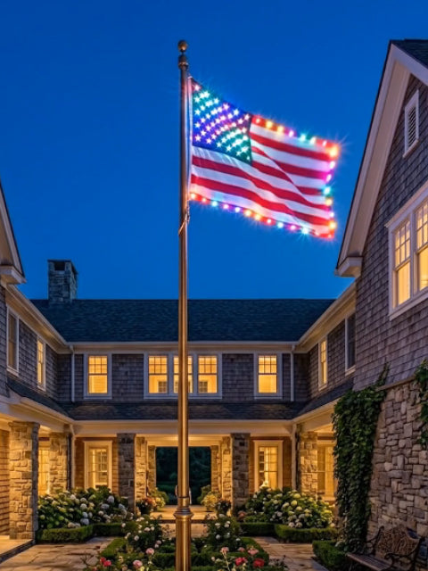Last Day 49% OFF🔥 🦅 Illuminated 250th Anniversary USA Commemorative Flag - Premium LED Edition -Bestseller