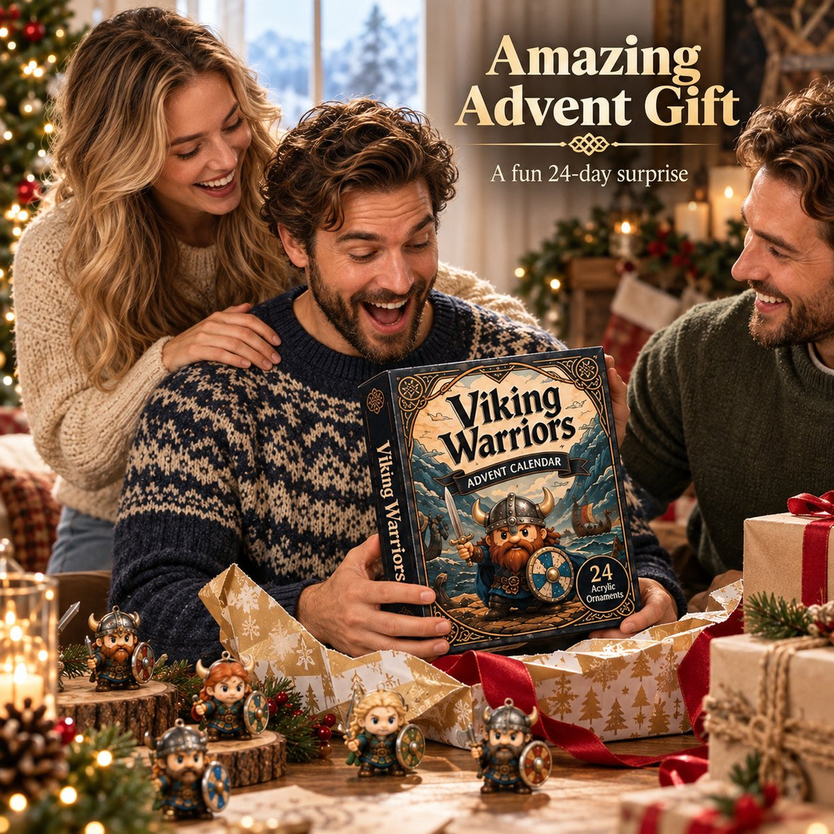 βοΈπ 24 Days of Norse Legends β Viking Christmas Ornament Countdown Collection