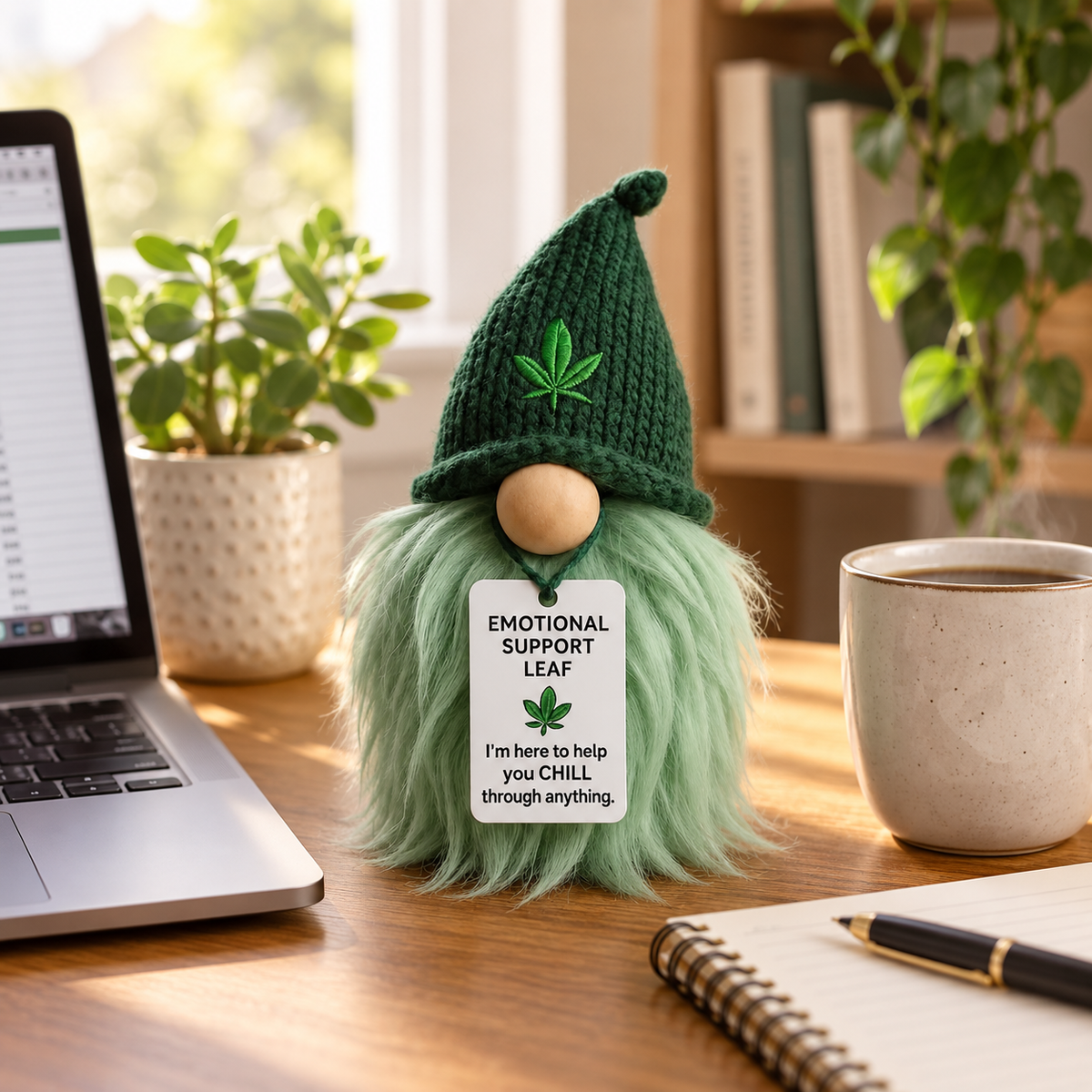 🌿 Cozy Greenery Gnome™ – Your Little Botanical Home Companion