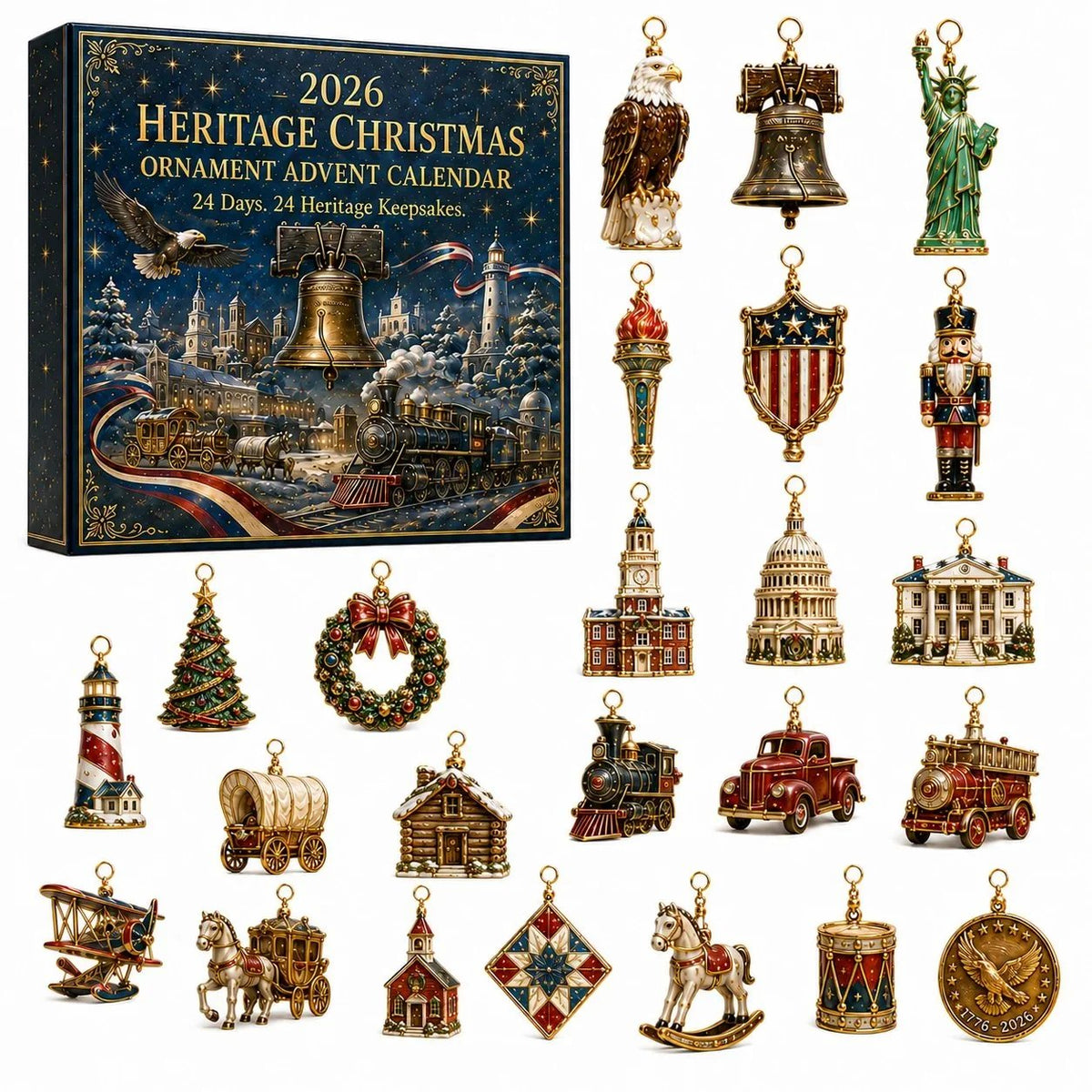 🇺🇸🎄 24 Days of American Heritage – 250th Anniversary Christmas Collector Countdown