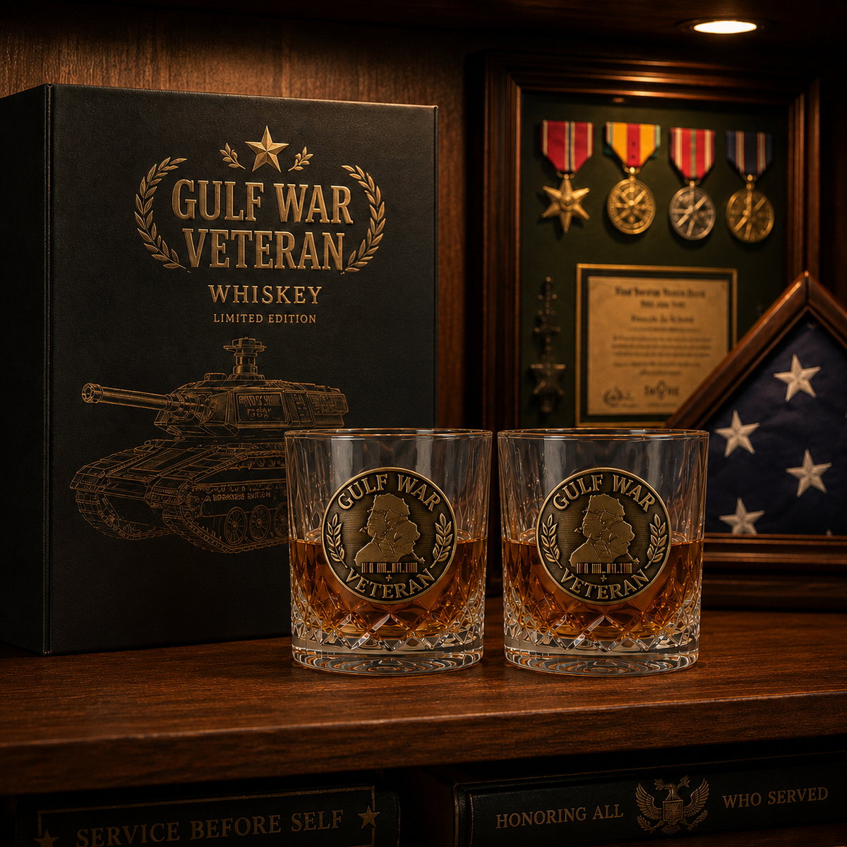 🔥Last Day 49% OFF - 🎖️Premium Crystal Whiskey Decanter & Glass Tribute Collection