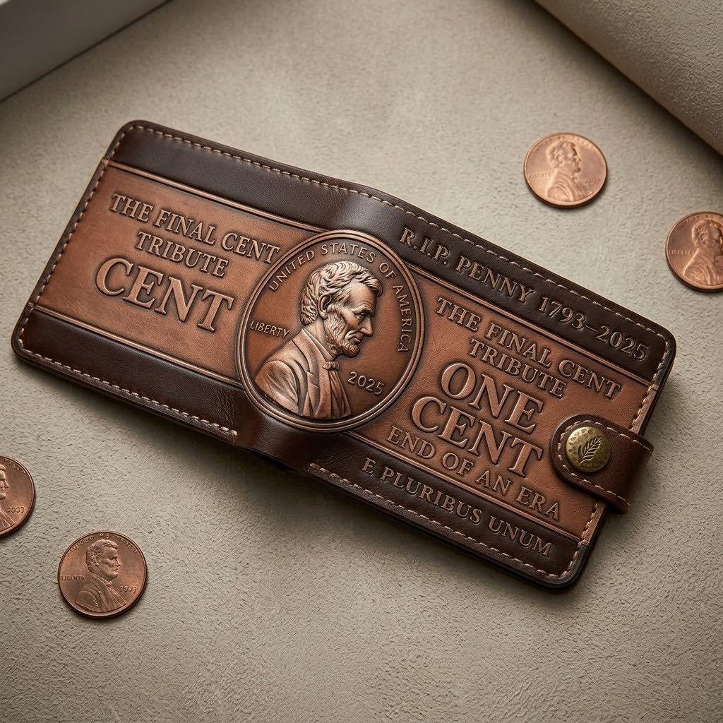THE FINAL CENT Leather Wallet