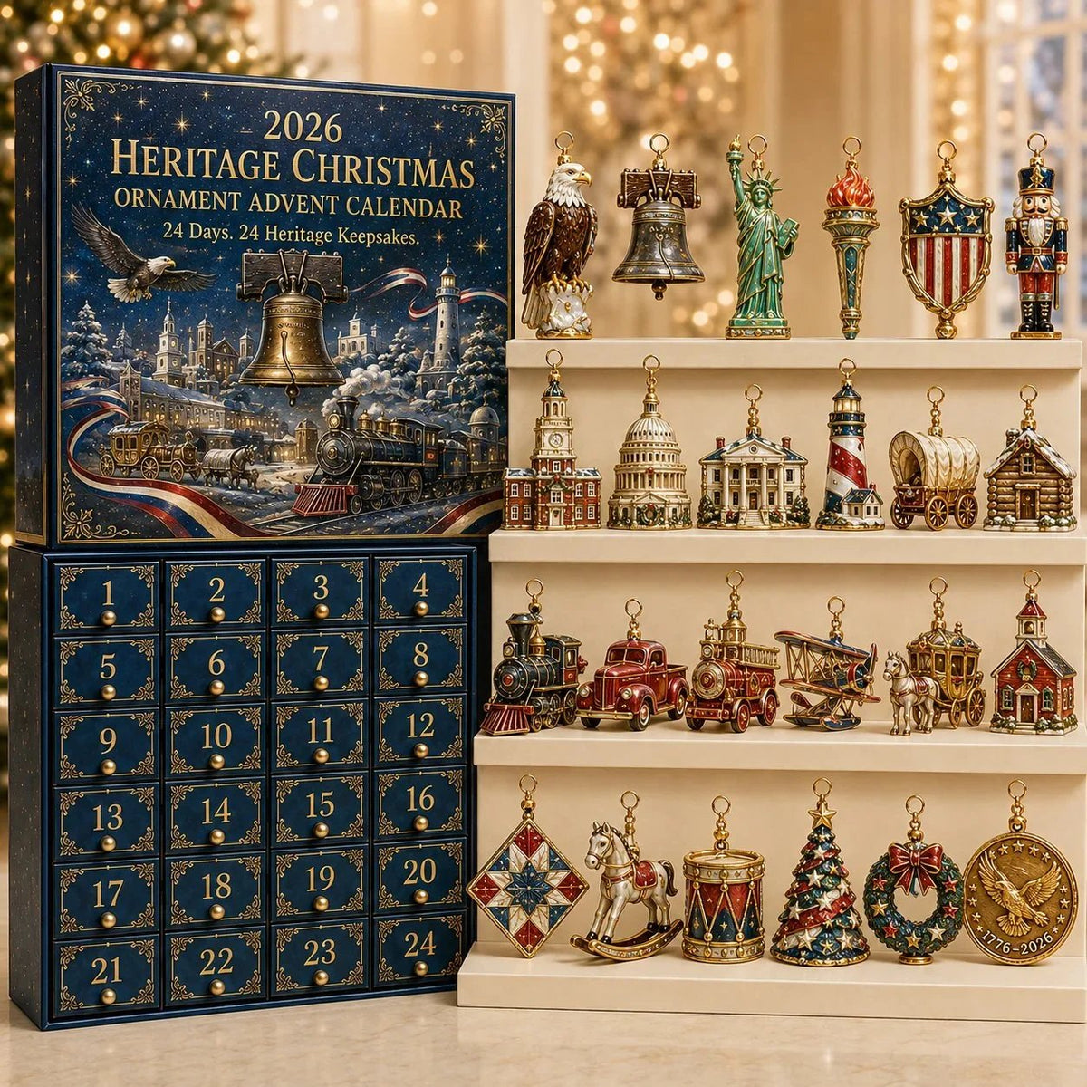 🇺🇸🎄 24 Days of American Heritage – 250th Anniversary Christmas Collector Countdown