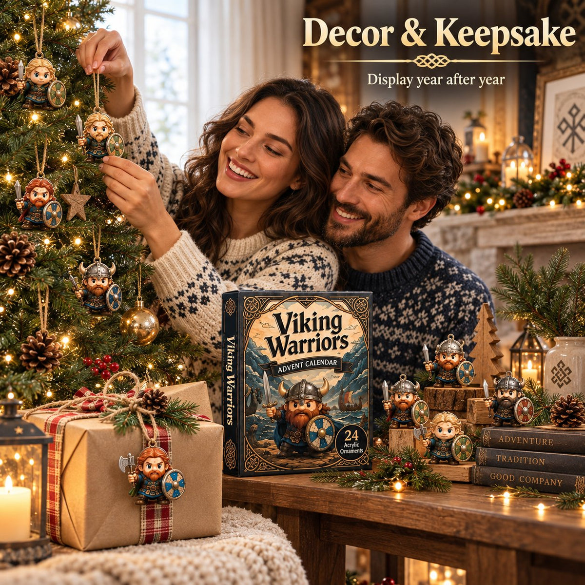 ⚔️🎄 24 Days of Norse Legends – Viking Christmas Ornament Countdown Collection