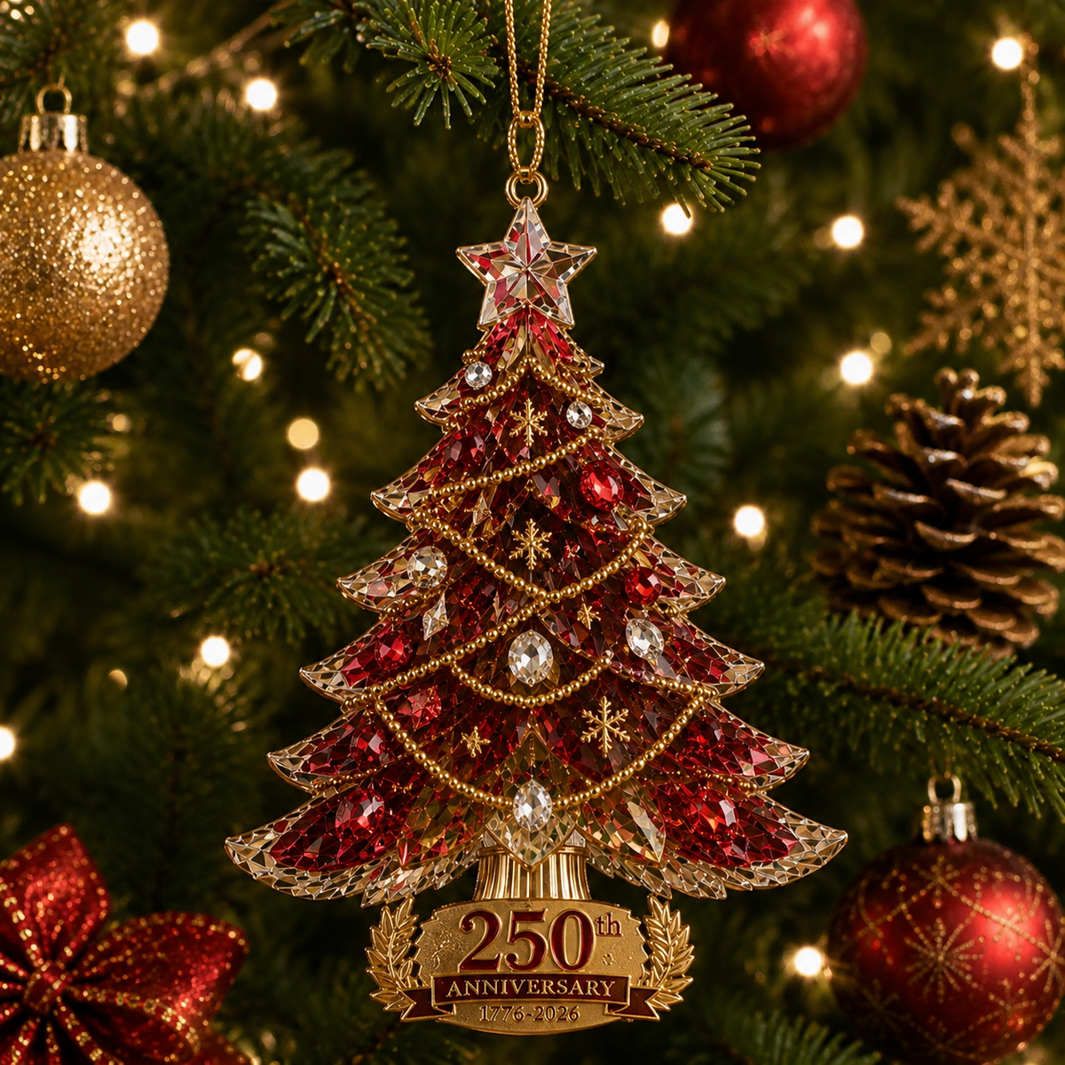 🔥250th Anniversary Crystal Christmas Tree