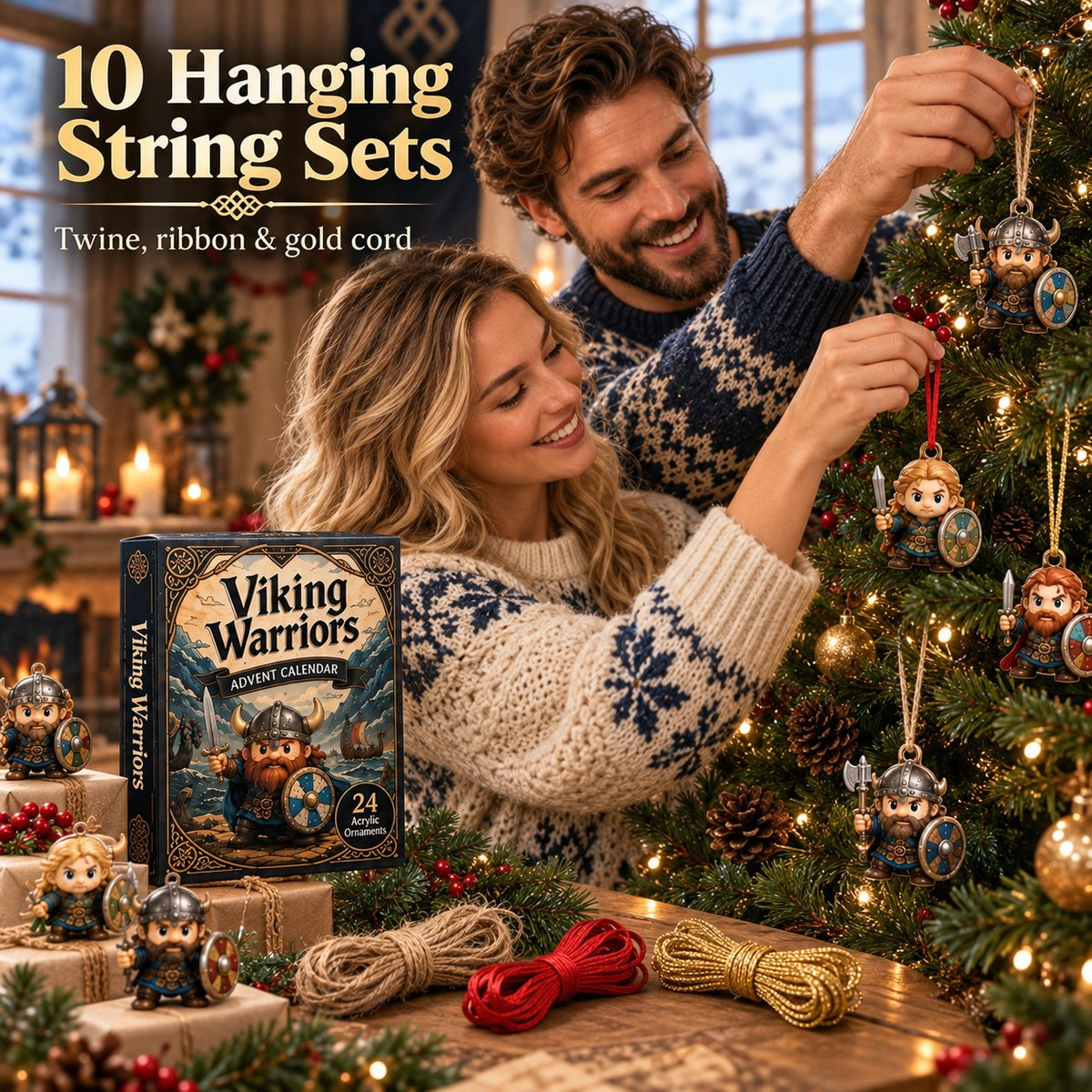 ⚔️🎄 24 Days of Norse Legends – Viking Christmas Ornament Countdown Collection