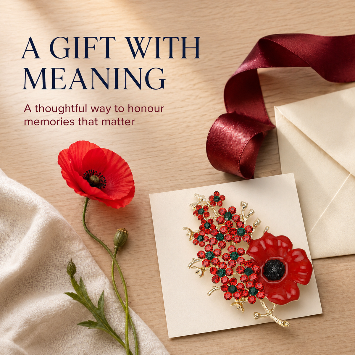 🎖️1945-2026 “Never Forgotten” Victory Blossom [81th Anniversary Keepsake]