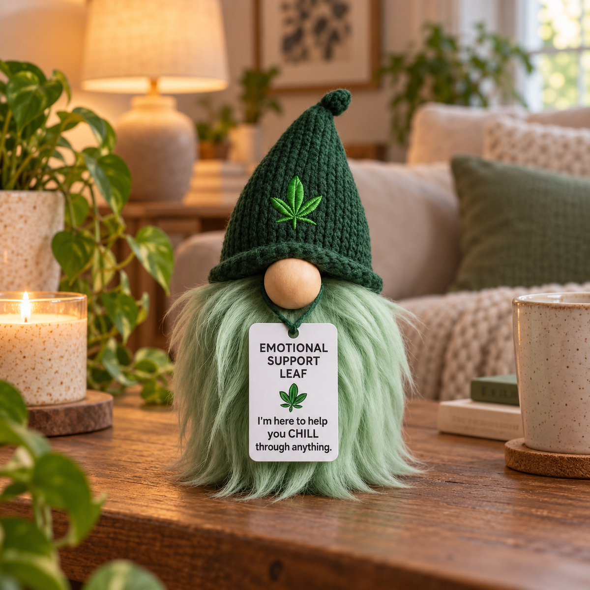🌿 Cozy Greenery Gnome™ – Your Little Botanical Home Companion