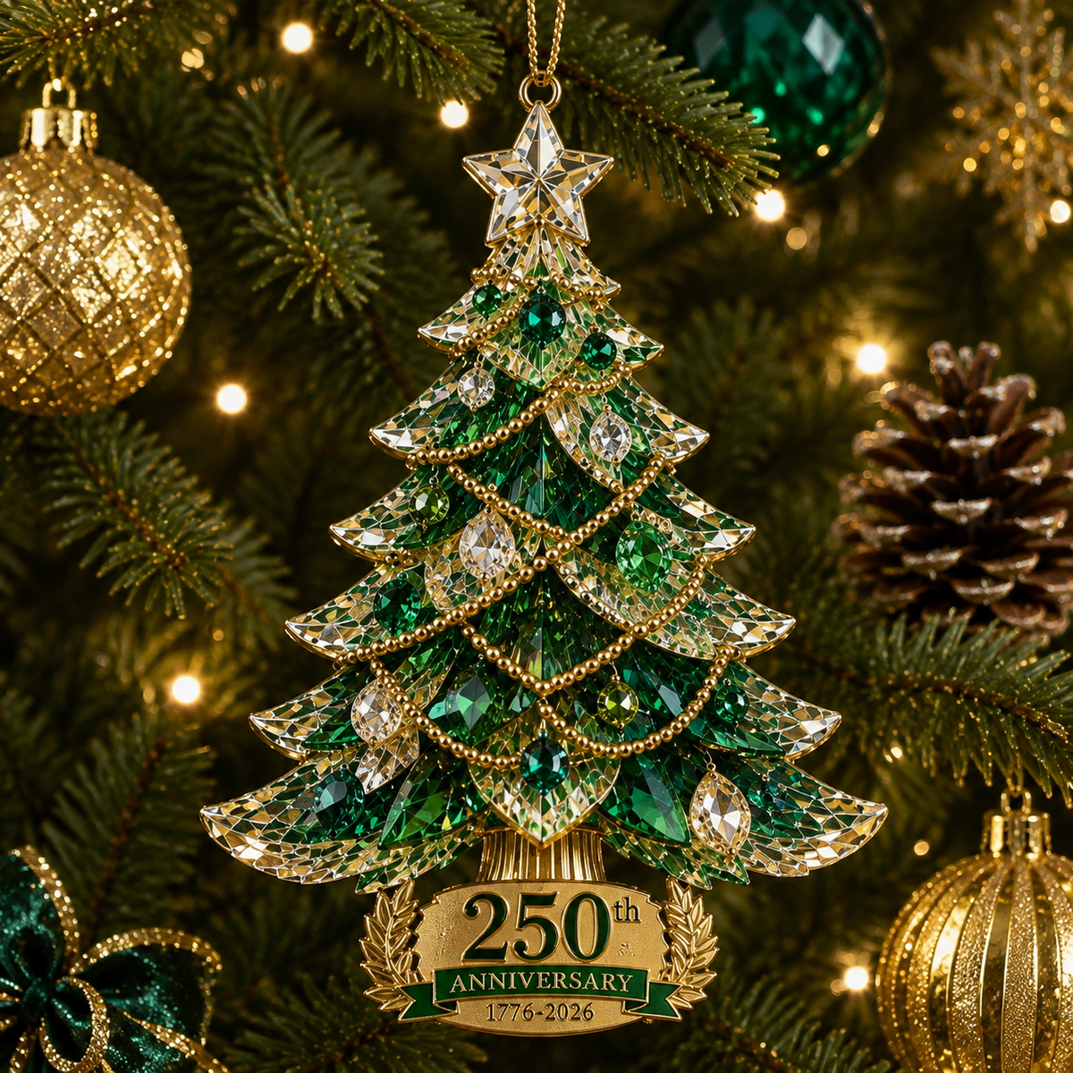 🔥250th Anniversary Crystal Christmas Tree