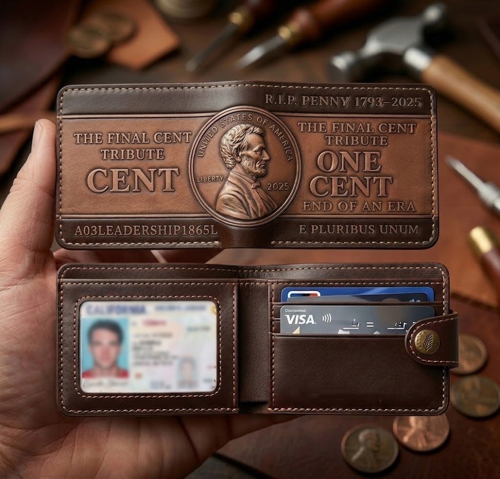 THE FINAL CENT Leather Wallet