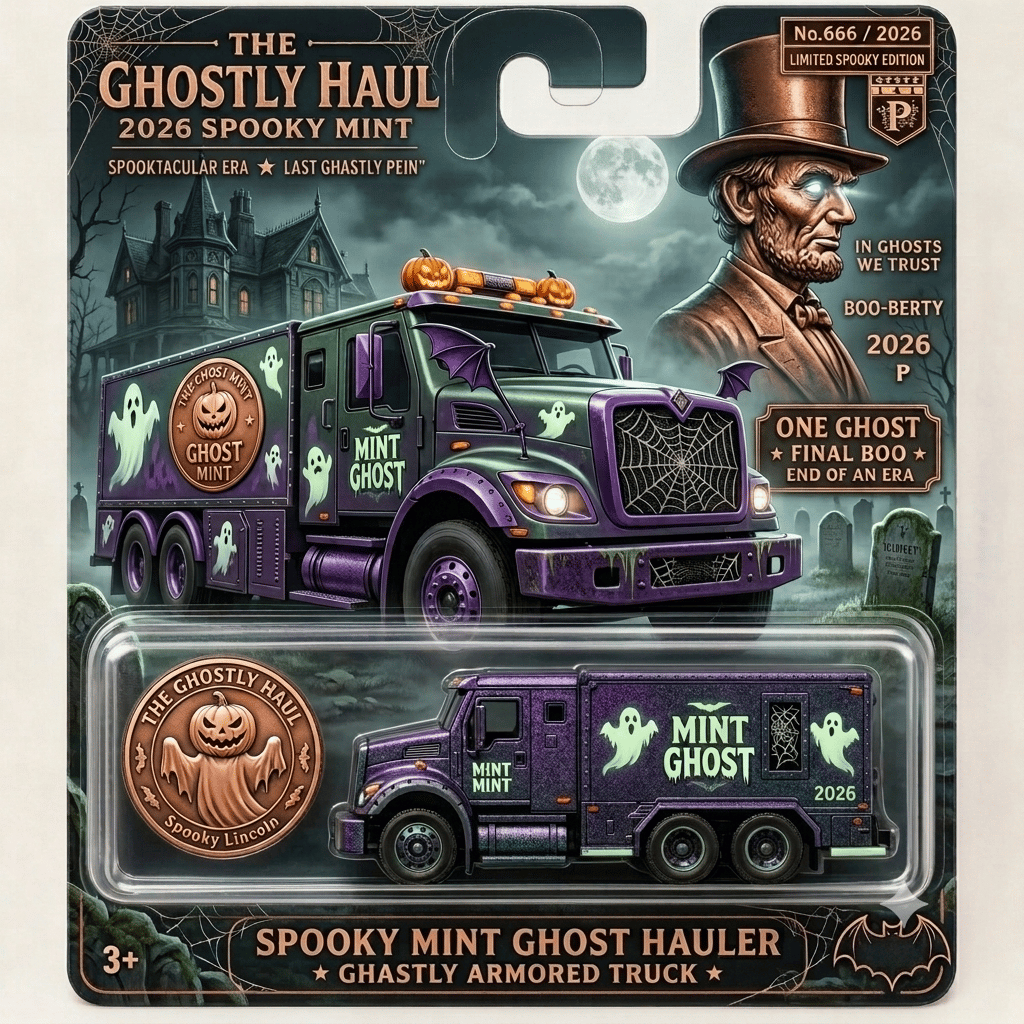 🔥🎁Spooky Mint Ghost Hauler – 2026 Halloween Collector’s Edition