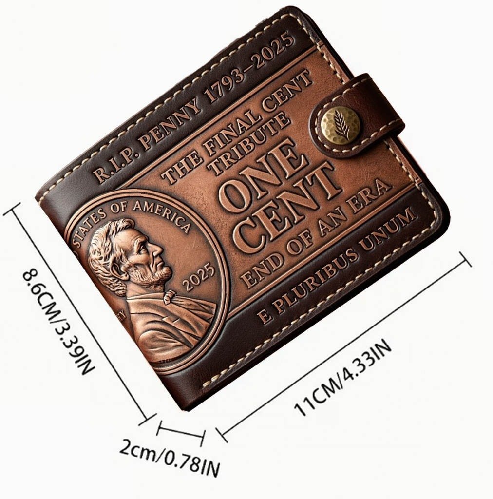 THE FINAL CENT Leather Wallet