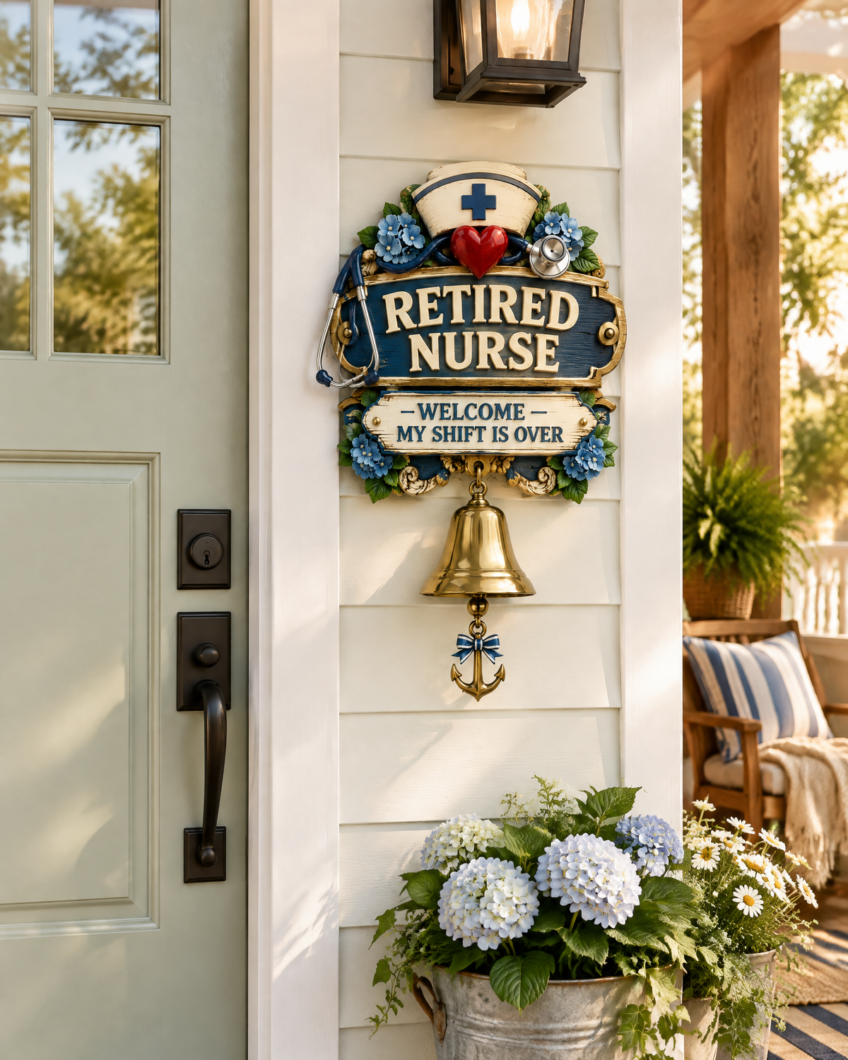 🔔 Retired Nurse Welcome Doorbell